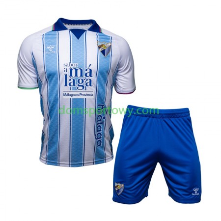 Koszulka Malaga CF Dziecięcy Domowe Koszulki Piłkarskie 2026-2027 Krótki Rękaw